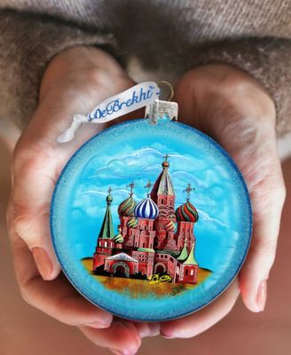 Saint Basil Cathedral Glass Ornament