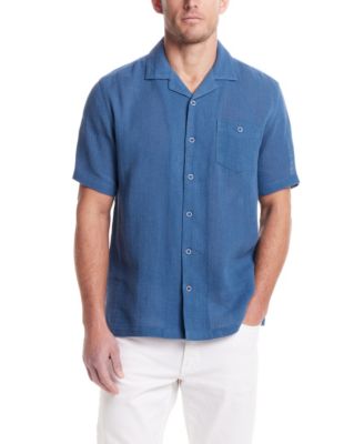 Men's Airtex Regular-Fit Textured Button-Down Camp Shirt