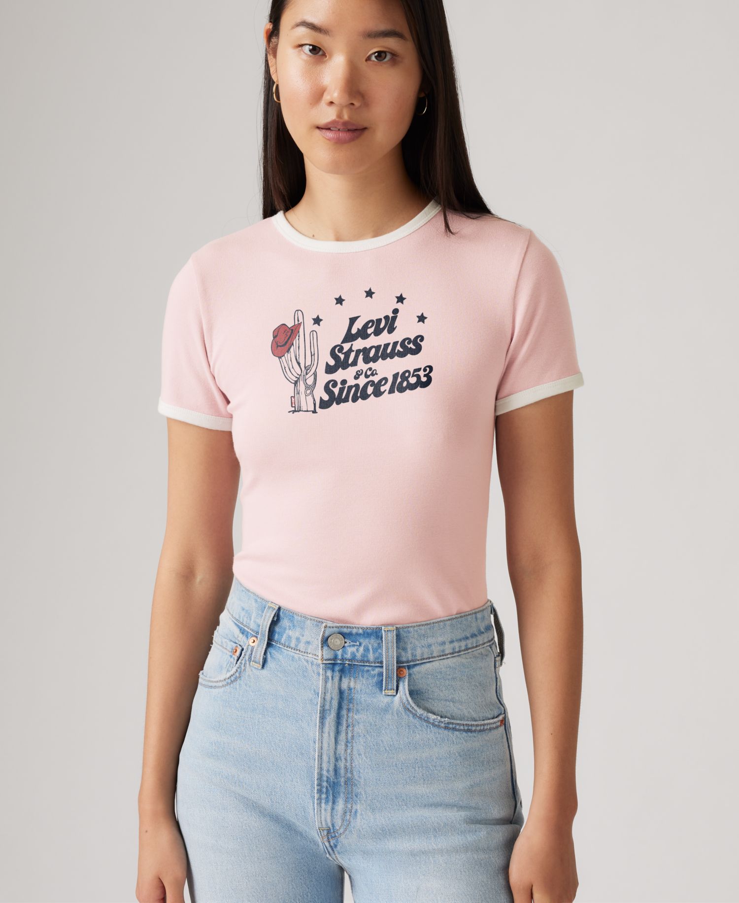 Women's Graphic Ringer Rickie T-Shirt