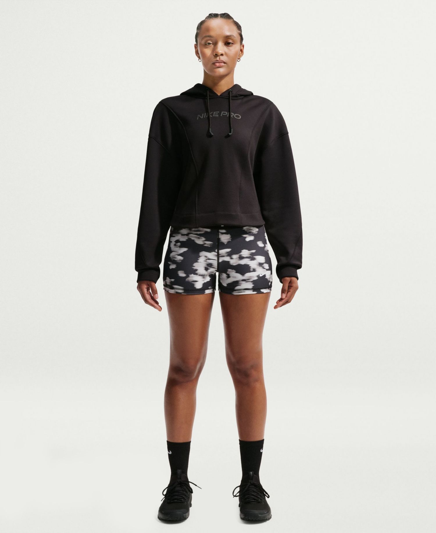 Women's Pro 3" Mid-Rise Printed Biker Shorts