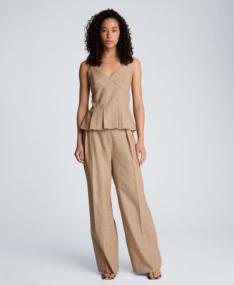 womens summer dress slacks NOAHELLA Wide Leg Pants High Waisted Business Casual Pants Palazzo Long Work Trousers with Pockets Off White S at Amazon Women's Clothing store All the clothes in our store are made of high SHEIN PETITE High Waist Wide