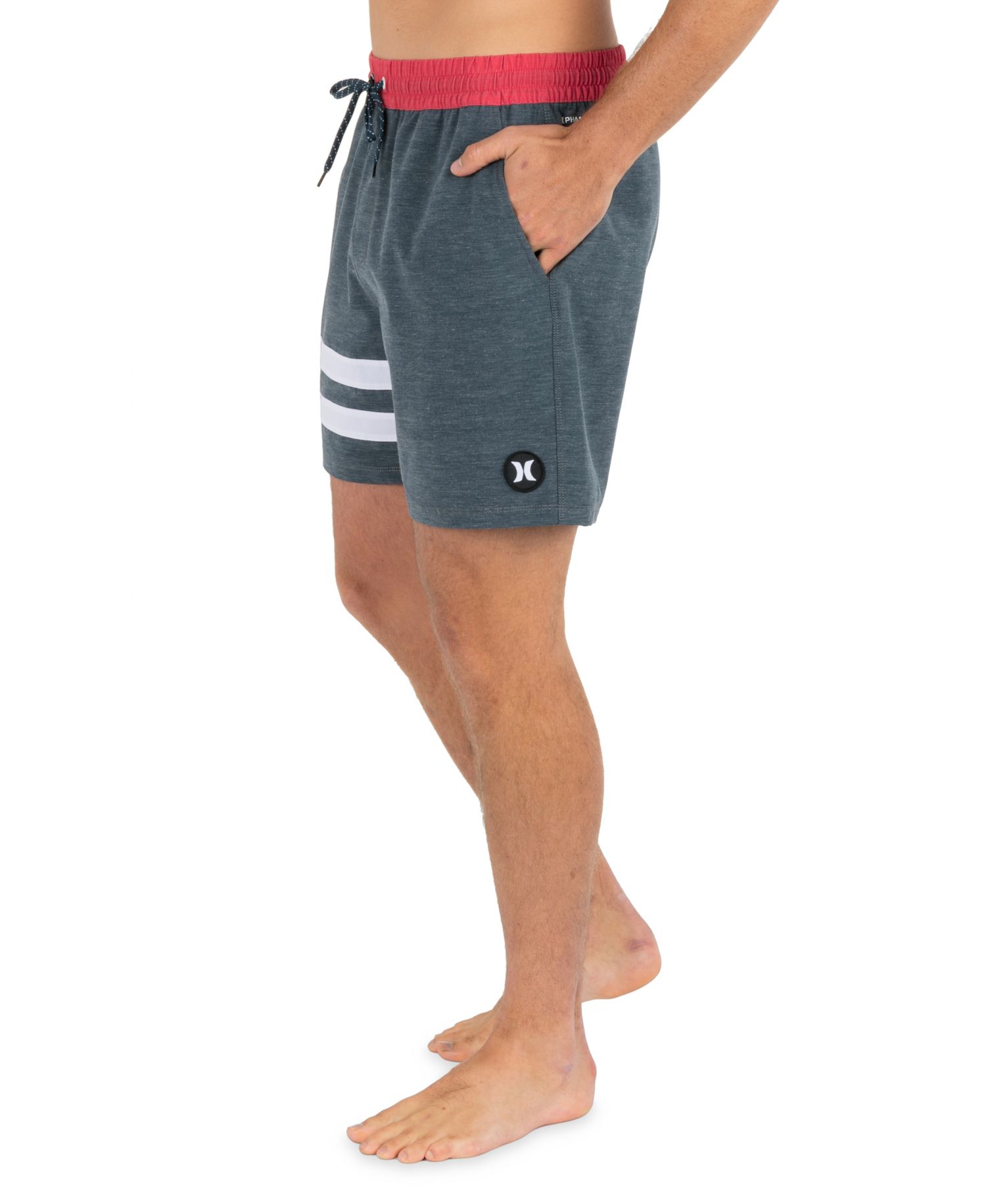 Men's Block Party Volley Stripe Swim Shorts