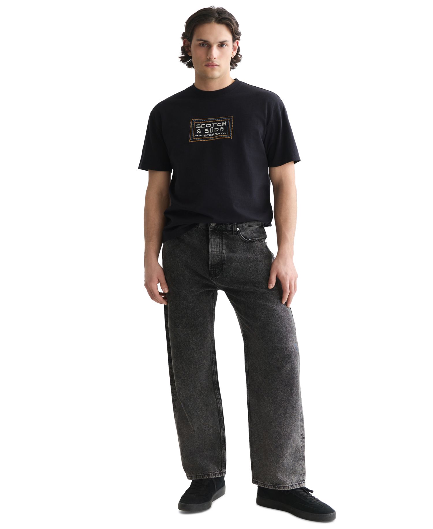 Men's Embroidered Tile Logo T-Shirt
