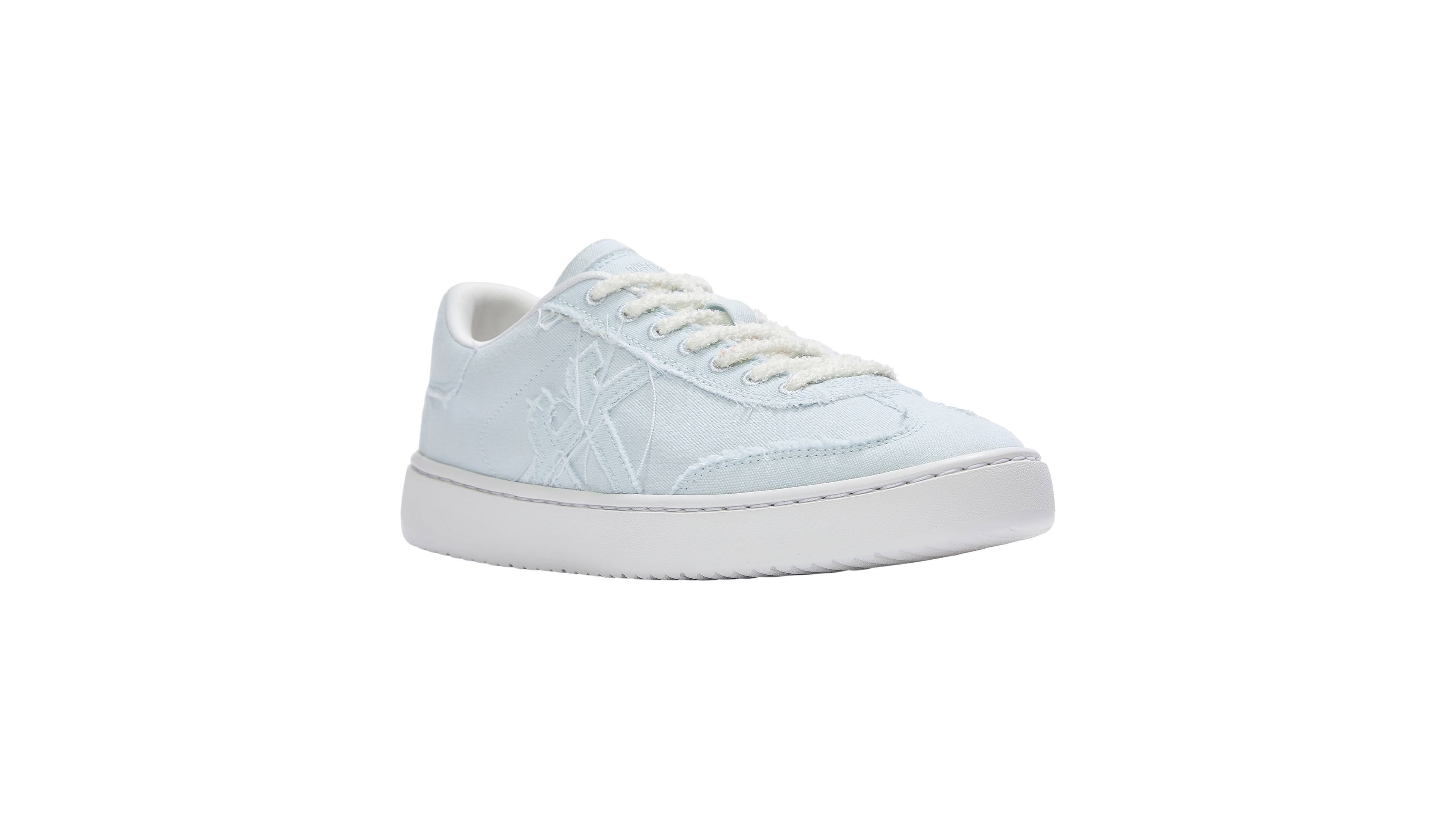 FitFlop Women's The Dash Denim Frayed Round Toe Sneakers