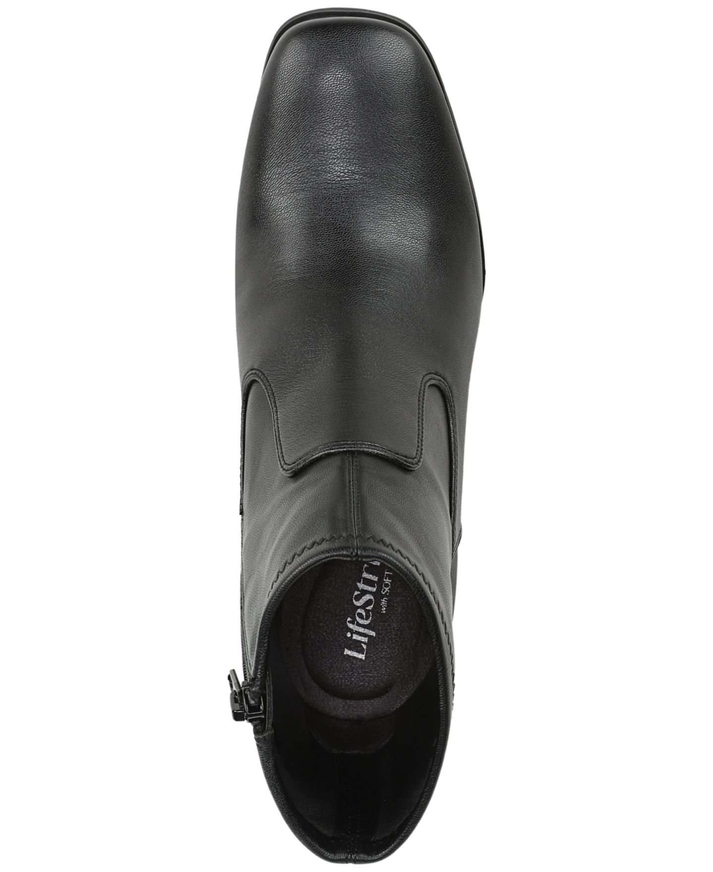 Женские ботинки LifeStride Henny Ankle Booties, цвет: Чёрная искусственная кожа — фото 4