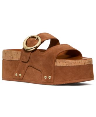 Women's Halo Platform Footbed Sandals