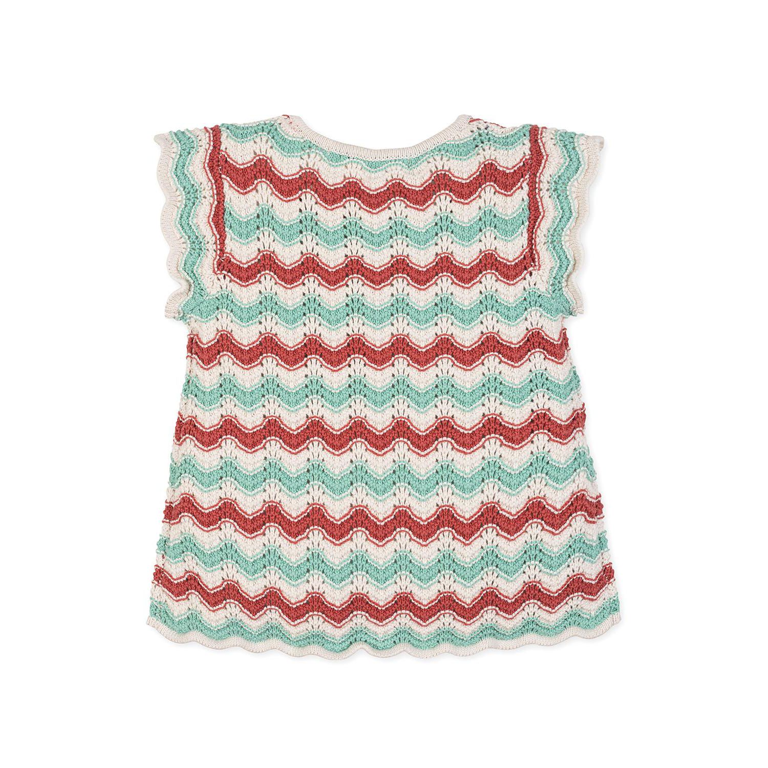 Girls Hope and Henry Organic Flutter Sleeve Sweater Top