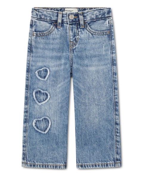 Детские abercrombie kids Baby Girls' Low Rise Hearts Baggy Jeans