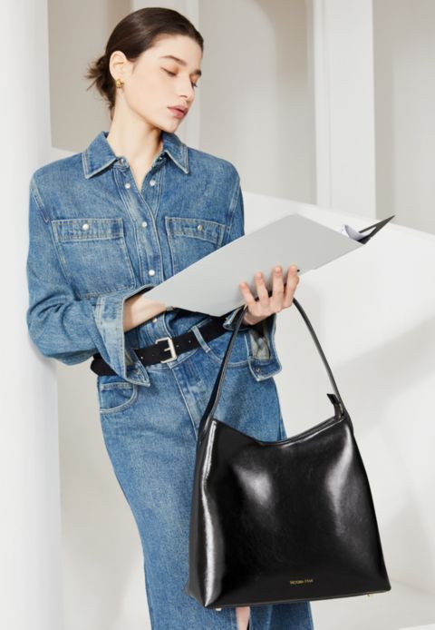 Женская сумка Victoria Hyde London Carol Large Leather Shoulder Bag Victoria Hyde, цвет: Чёрный