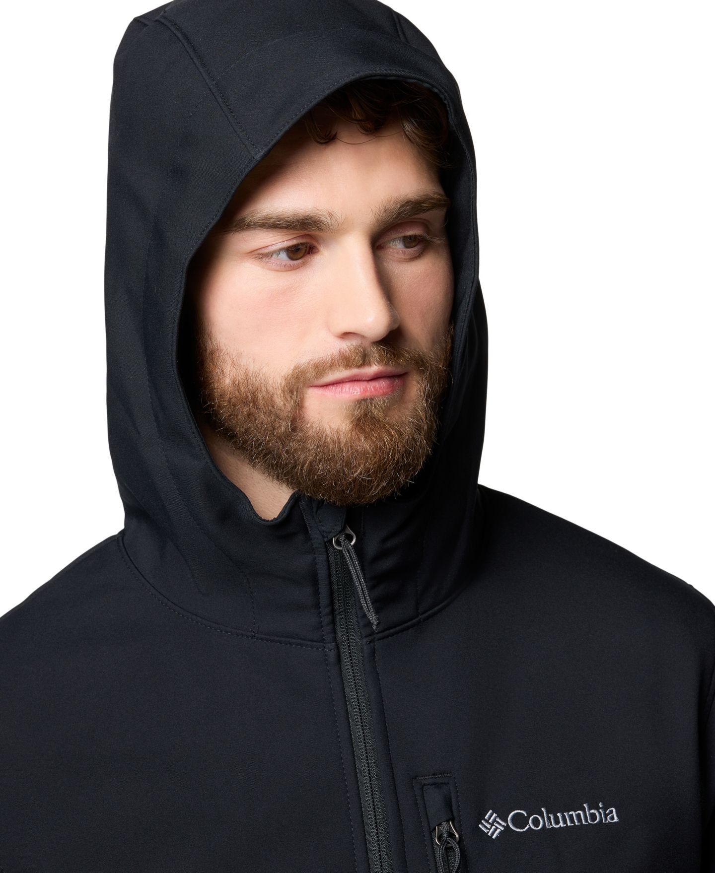 Мужская куртка Columbia Ascender II Hooded, цвет: Чёрный — фото 5