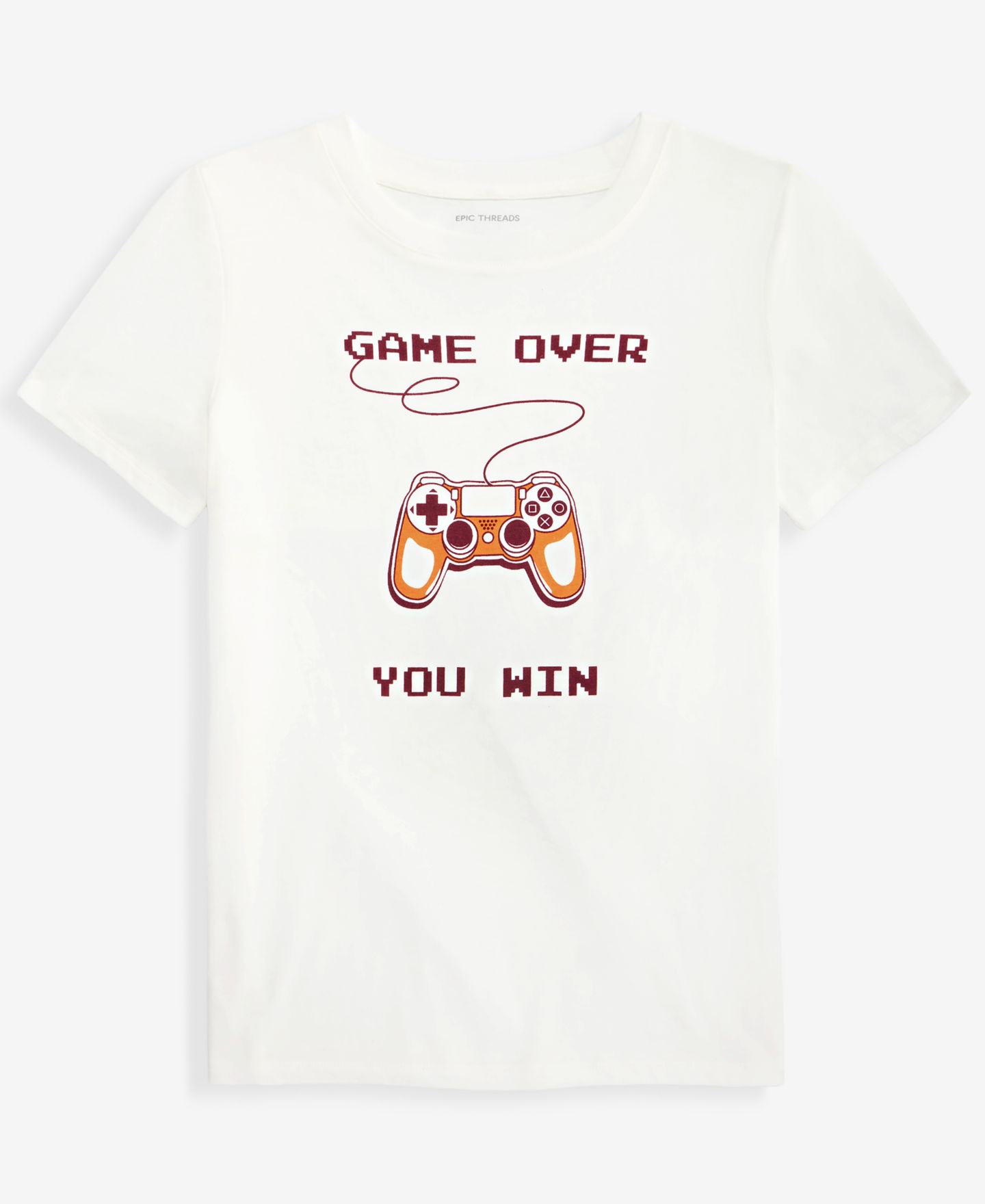Футболка Epic Threads Game Over для мальчиков, цвет: Белый — фото 4