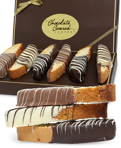 Golden Edibles® 12-Pc. Belgian Chocolate Dipped Biscotti Assortment