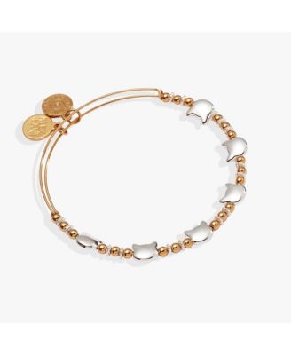 Cat Beaded Bangle