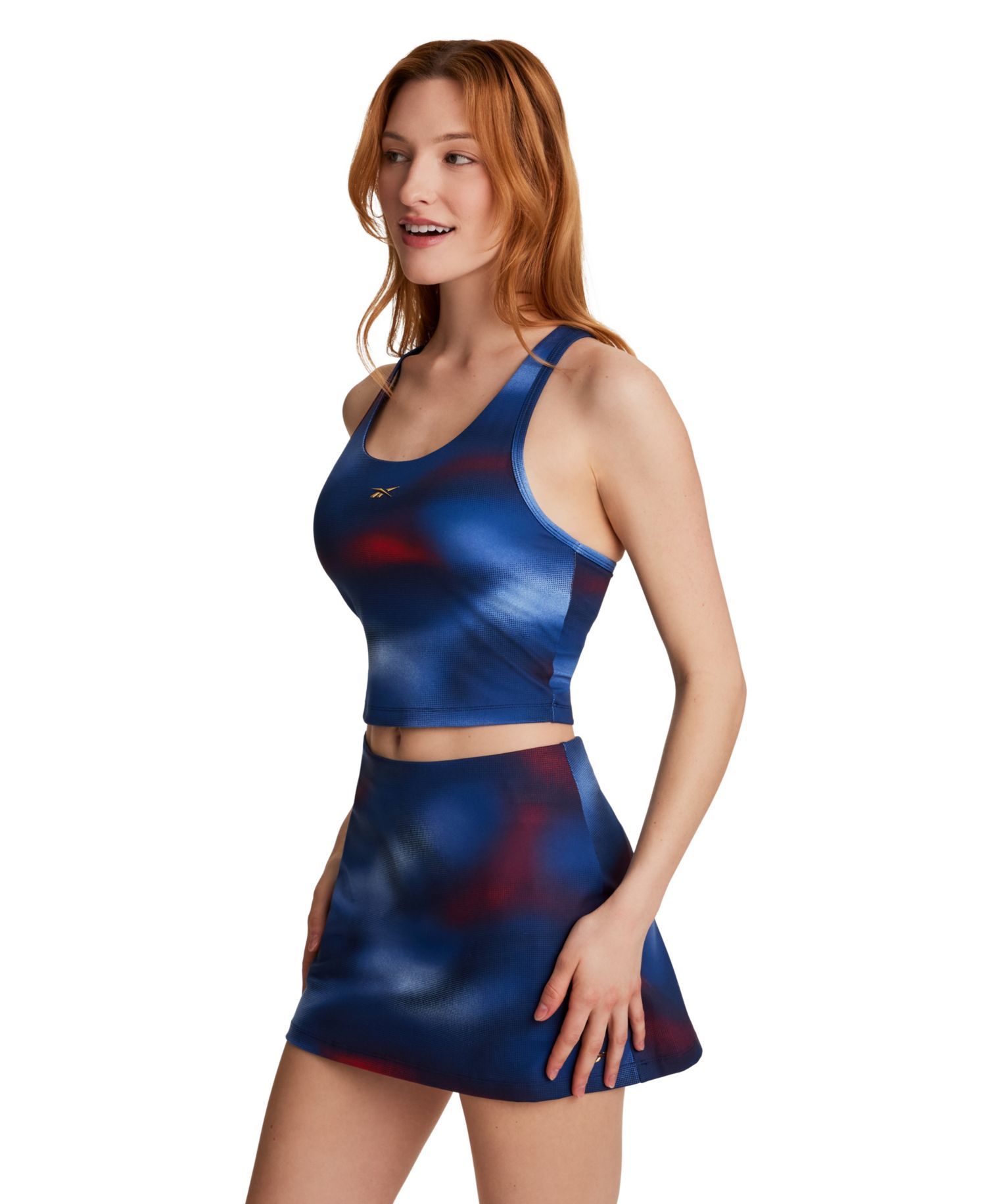 Women's World Cup Printed Cropped Bra Tank Top