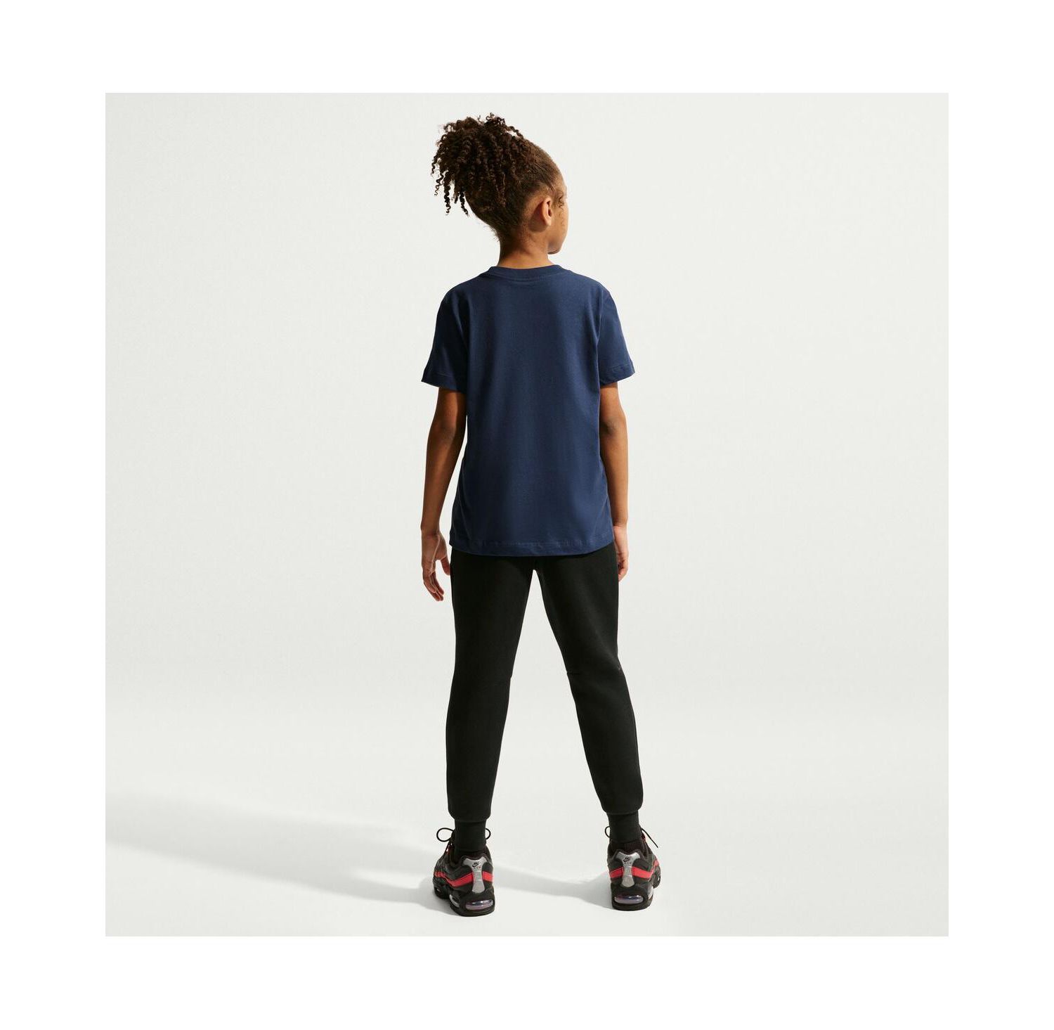 Big Boys and Girls Blue Usmnt Crest T-Shirt