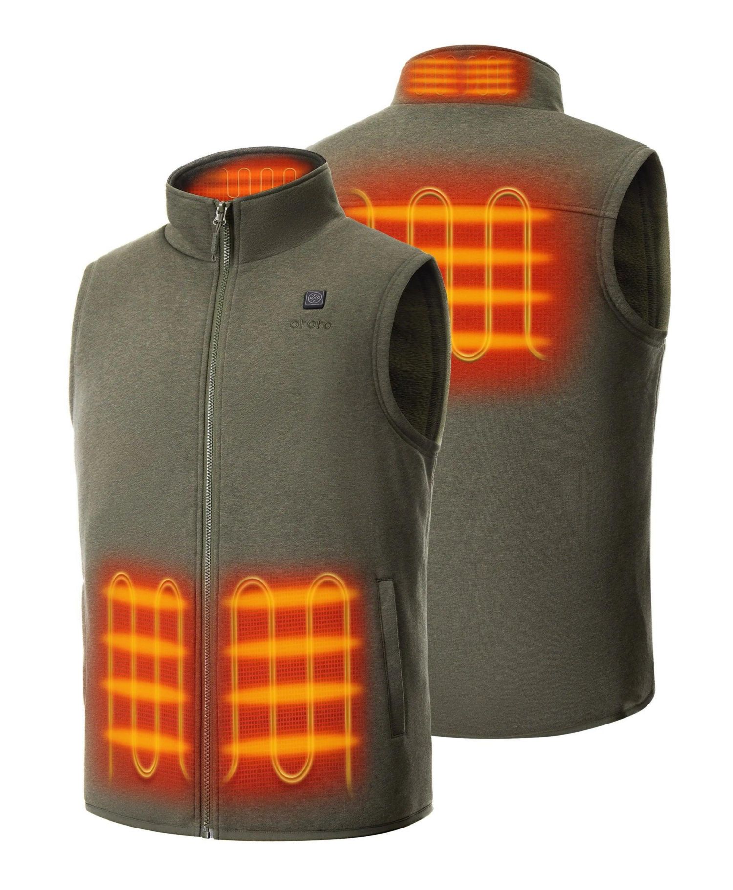 Men's 4-Zone Fleece Heated Vest