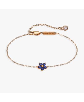 Crystal Forget-Me-Not Flower Bracelet