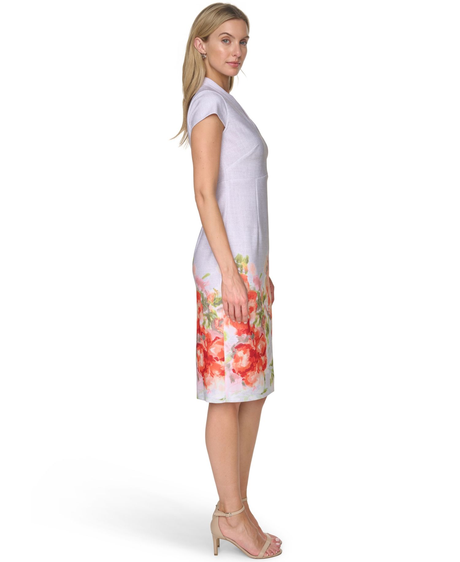 Women’s V-Neck Midi Dress