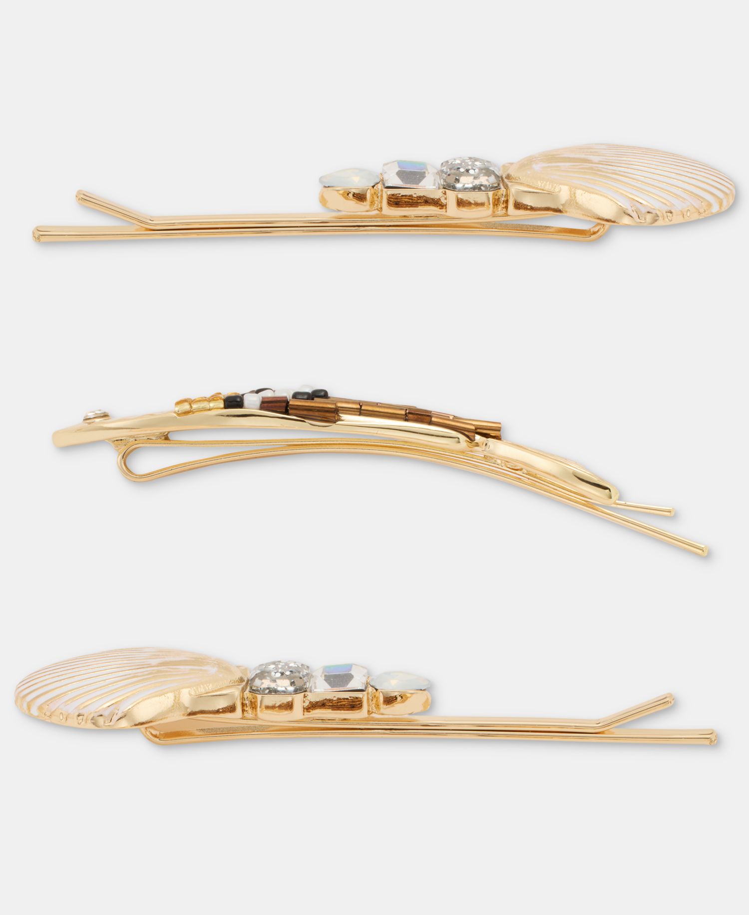3-Pc. Beaded Sealife Bobby Pin Set