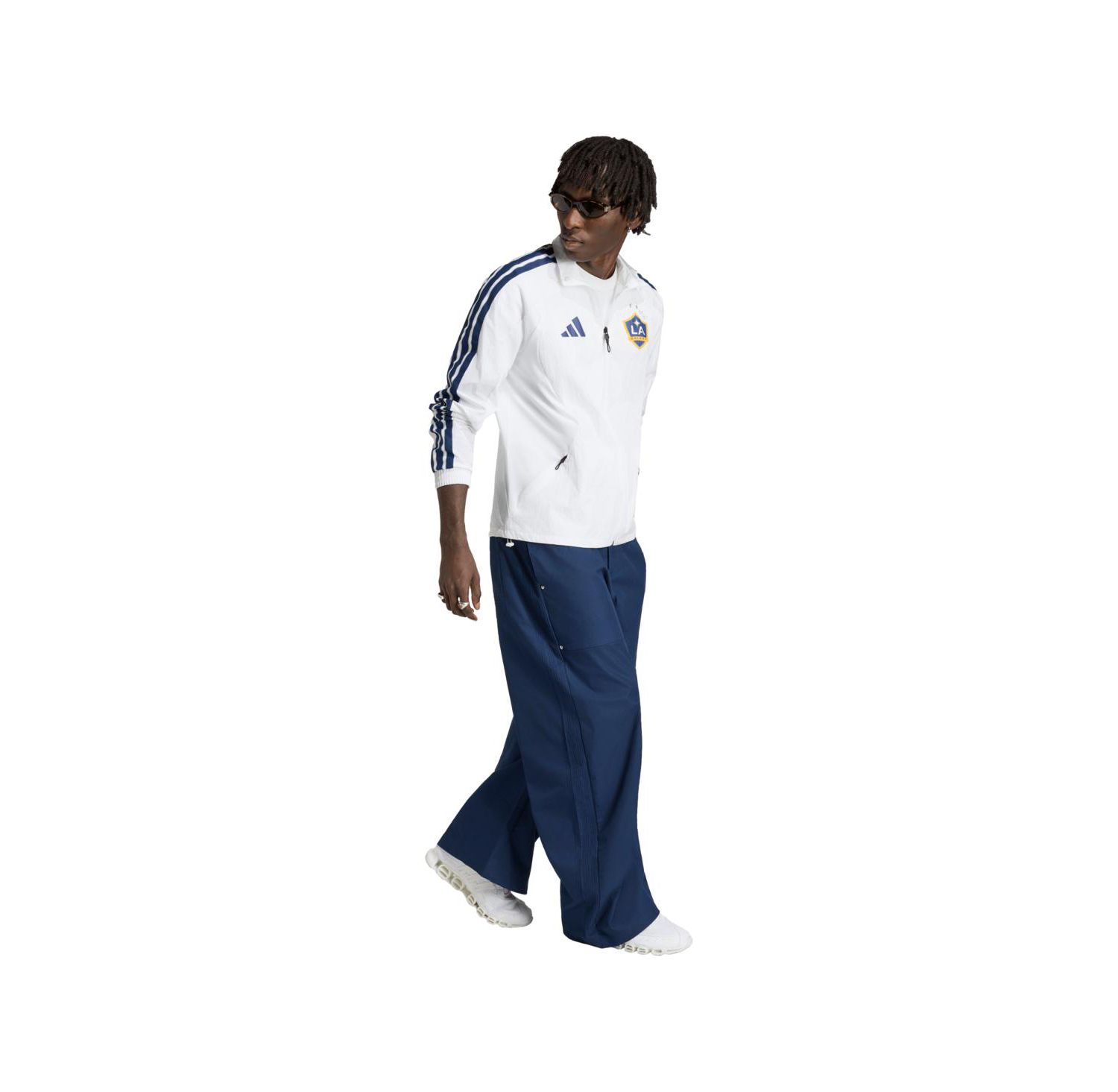 Men's White LA Galaxy 2026 Anthem Raglan Full-Zip Jacket