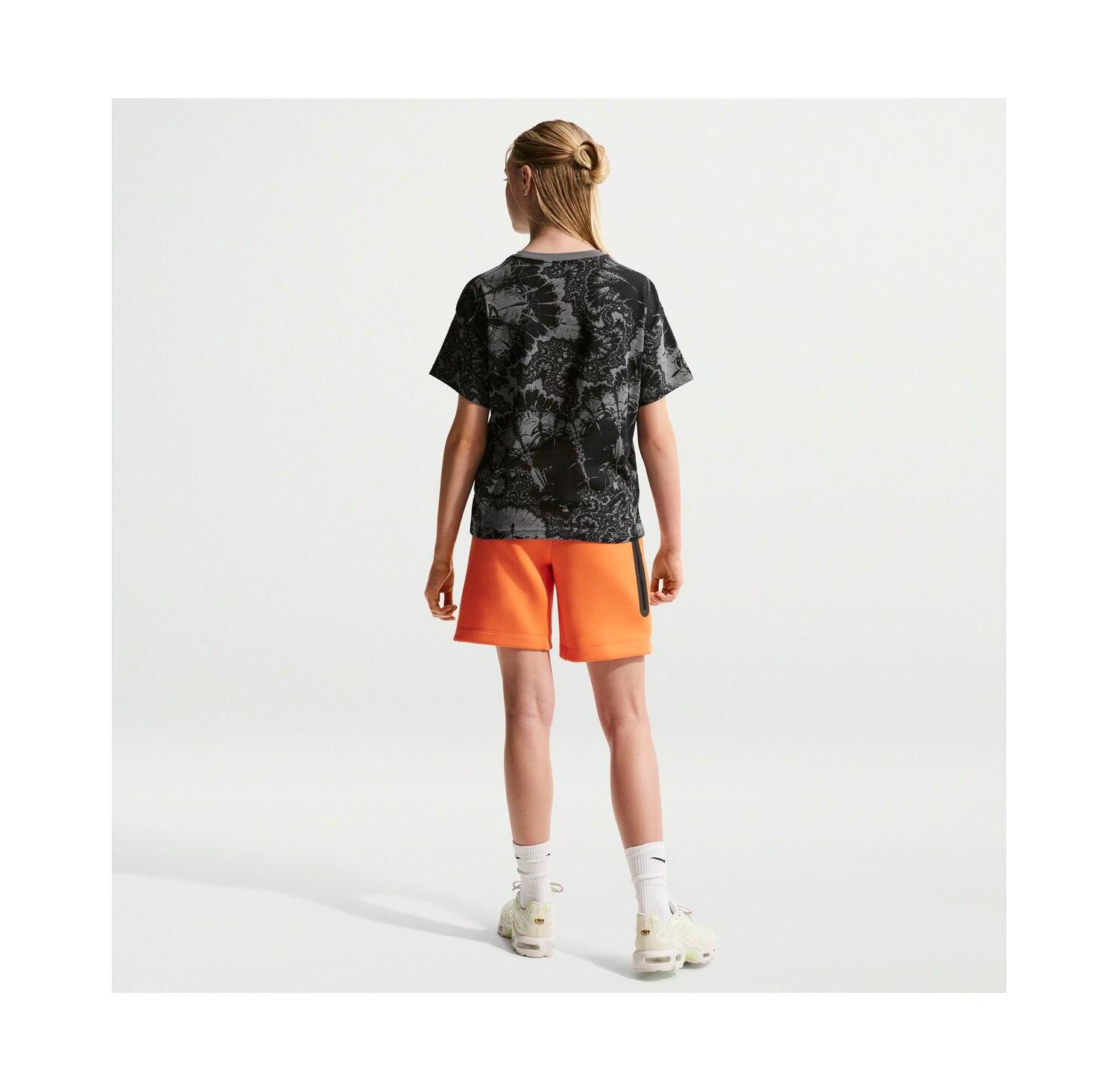 Big Boys and Girls Gray Netherlands National Team Allover Print T-Shirt