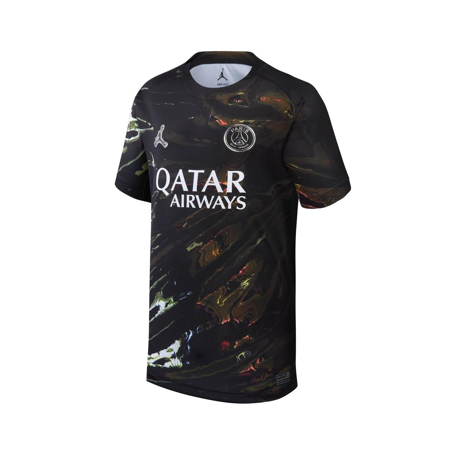 Big Boys and Girls Black Paris Saint-Germain 2025/26 Fifth Stadium Replica Jersey