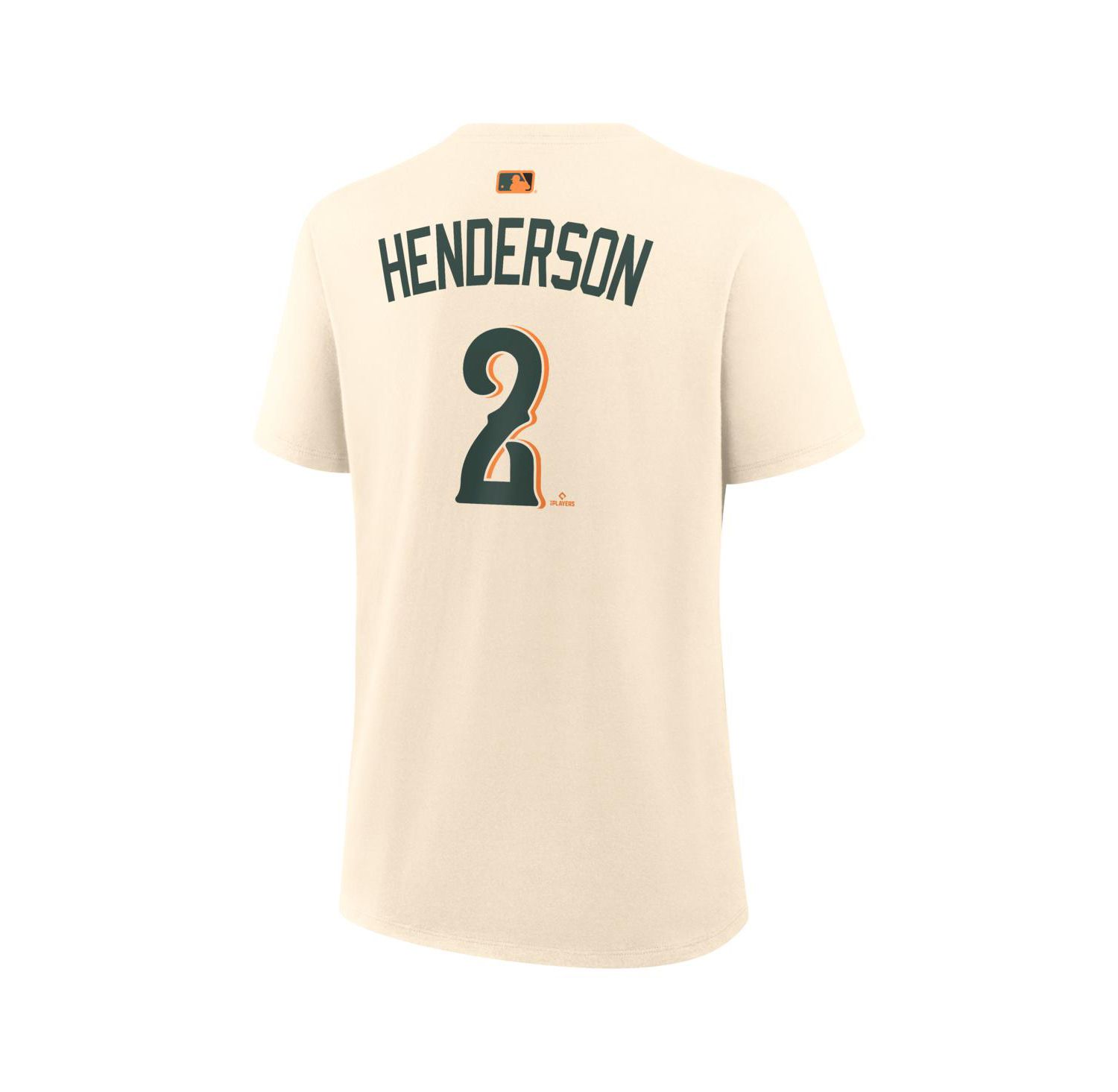 Women's Gunnar Henderson Cream Baltimore Orioles 2026 City Connect Name & Number T-Shirt