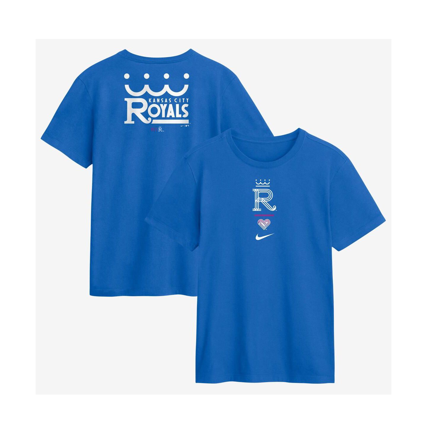 Мужская футболка Nike Blue Kansas City Royals 2026 City Connect 2-Hit — фото 1