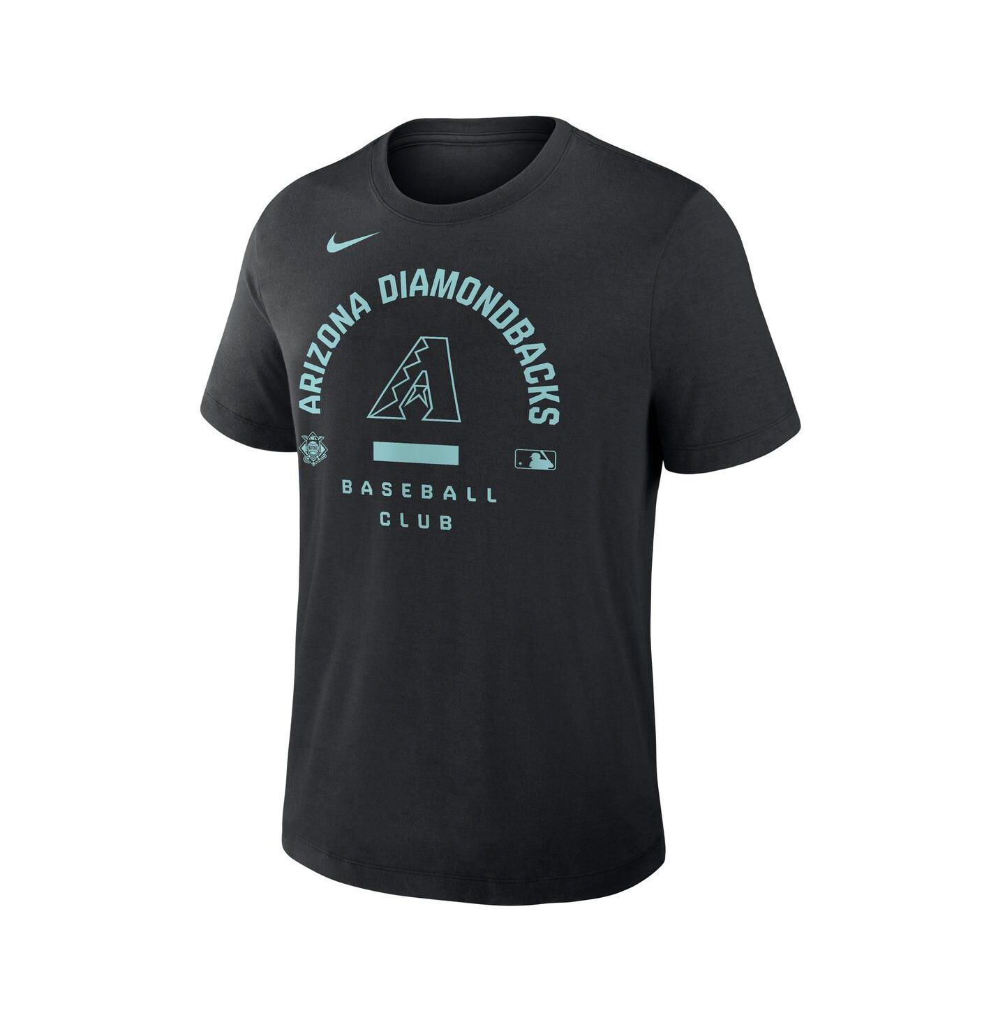 Мужская футболка Nike Black Arizona Diamondbacks Authentic Collection Early Work Tri-Blend Dri-FIT — фото 2