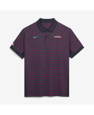 Men's Obsidian San Diego Padres 2026 City Connect Authentic Collection Striped Victory Dri-FIT Polo Shirt