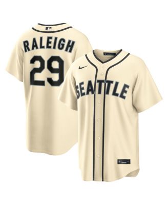 Men's Cal Raleigh Cream Seattle Mariners Alternate Replica Jersey