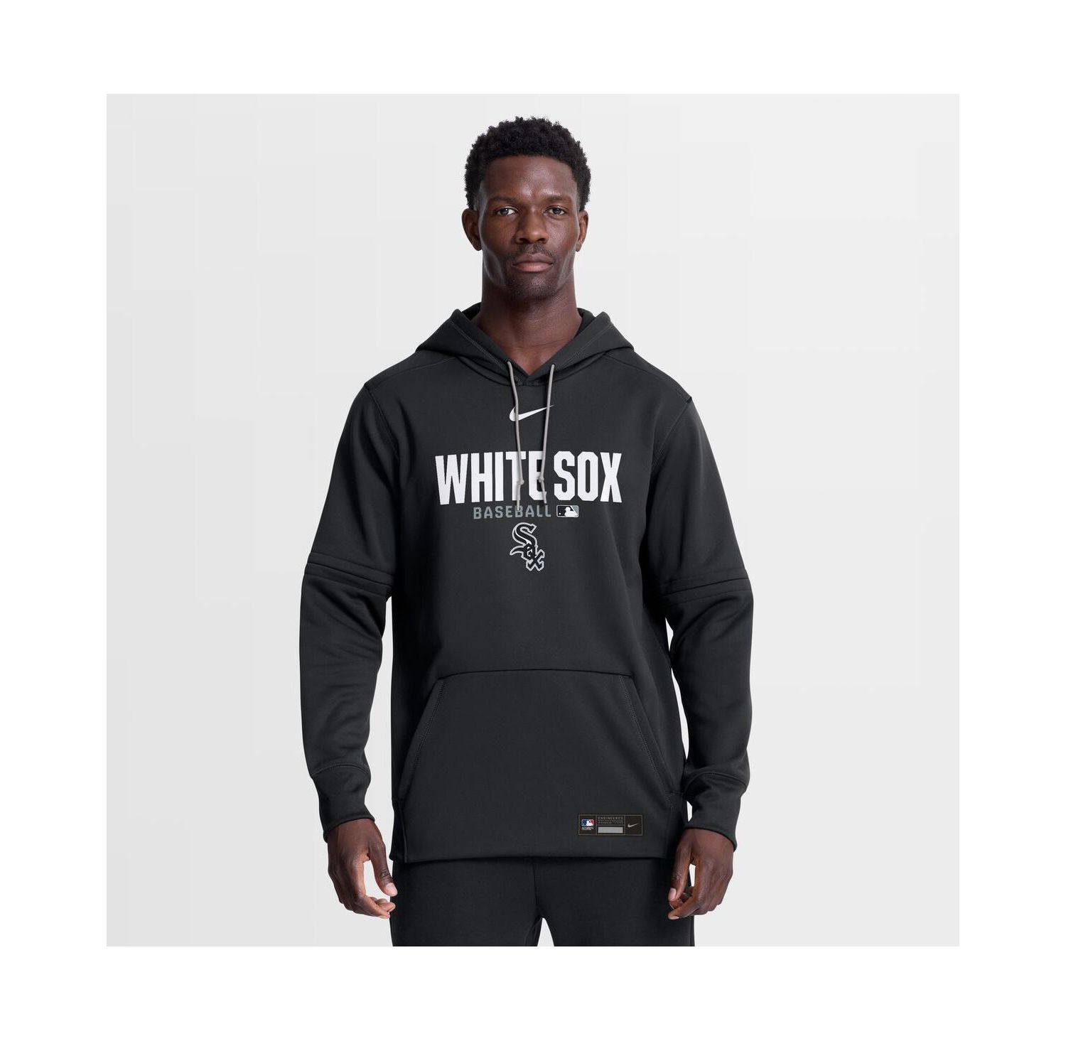 Men's Black Chicago White Sox Authentic Collection Therma-FIT Hoodie