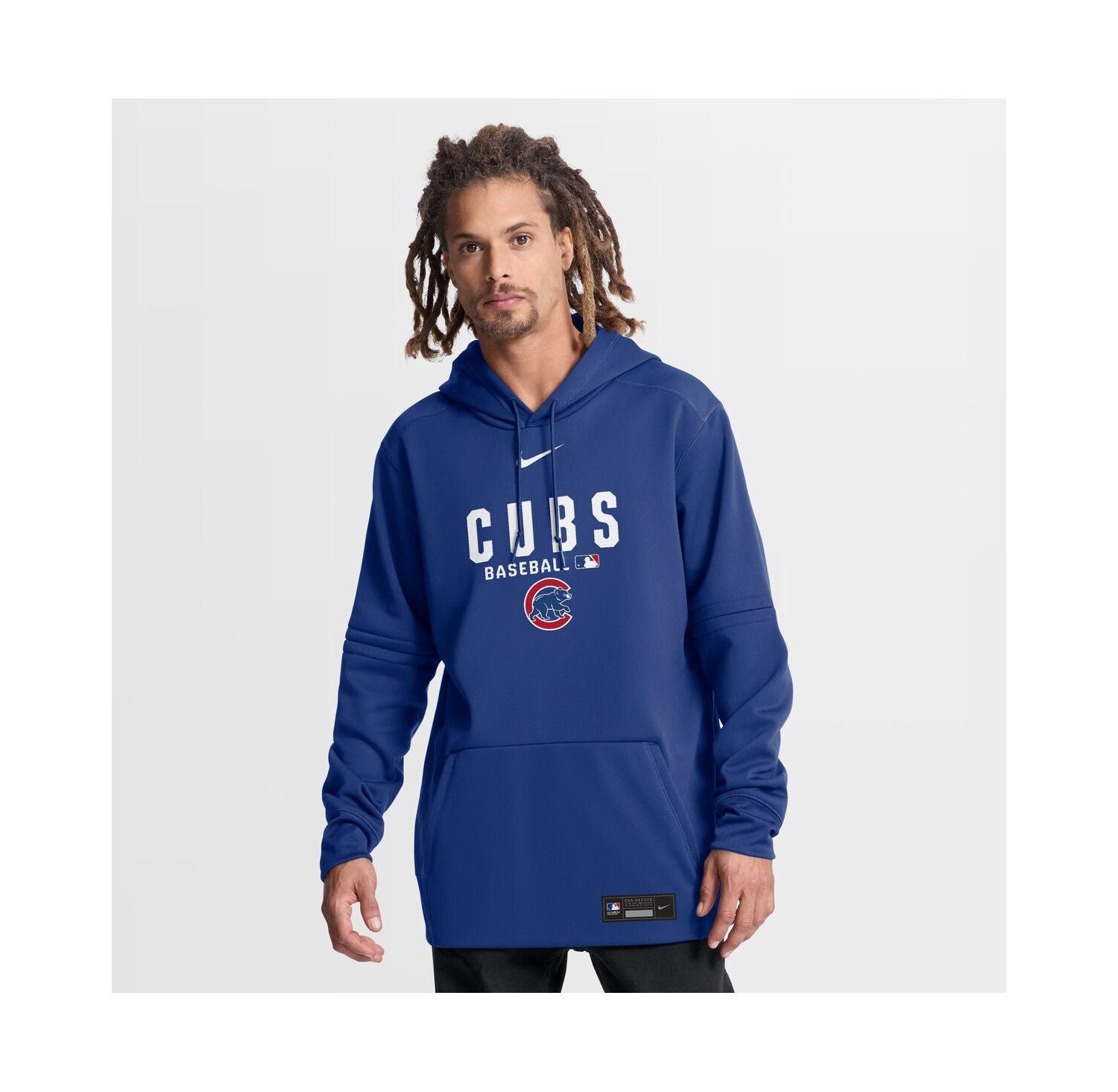 Men's Royal Chicago Cubs Authentic Collection Therma-FIT Hoodie