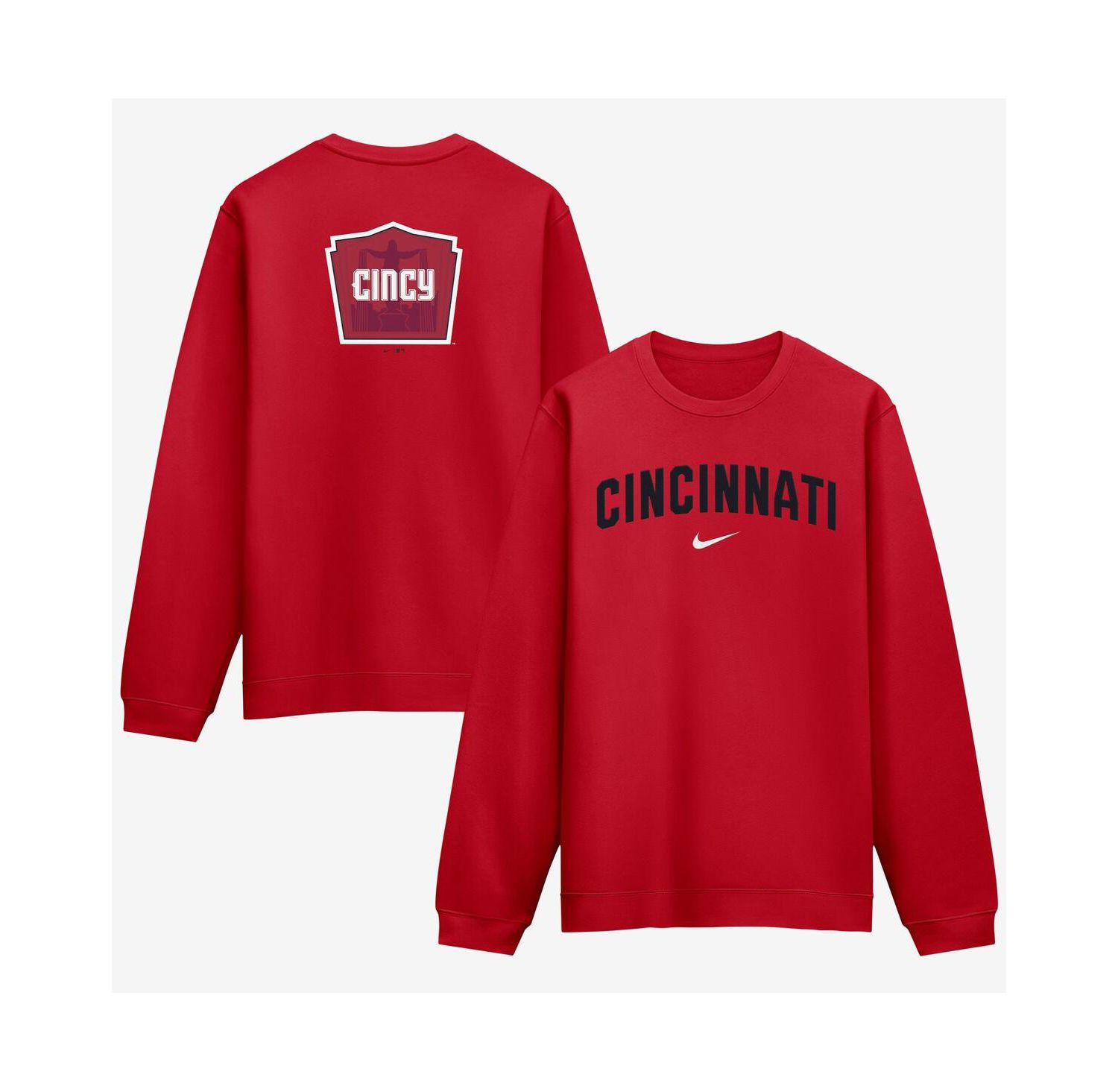 Men's Red Cincinnati Reds 2026 City Connect Club 2-Hit Sweatshirt