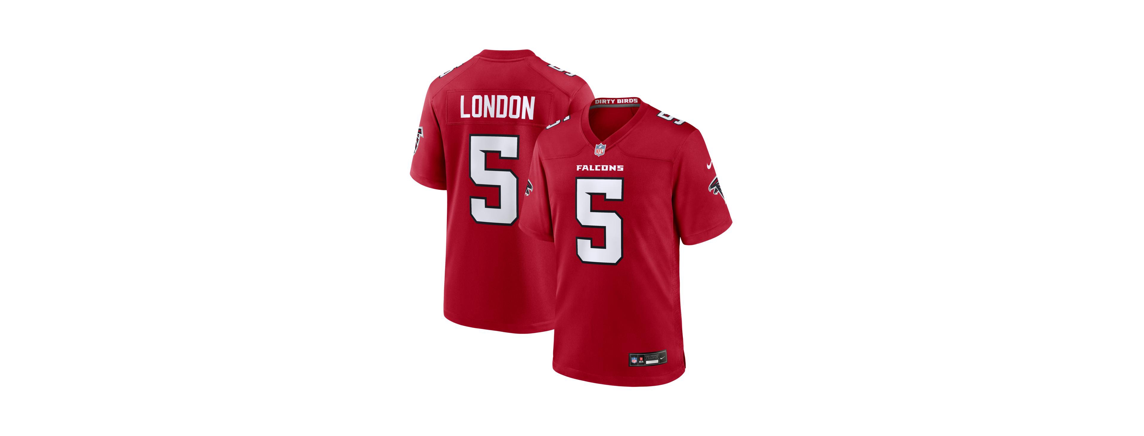 Nike Men's Drake London Red Atlanta Falcons Game Jersey