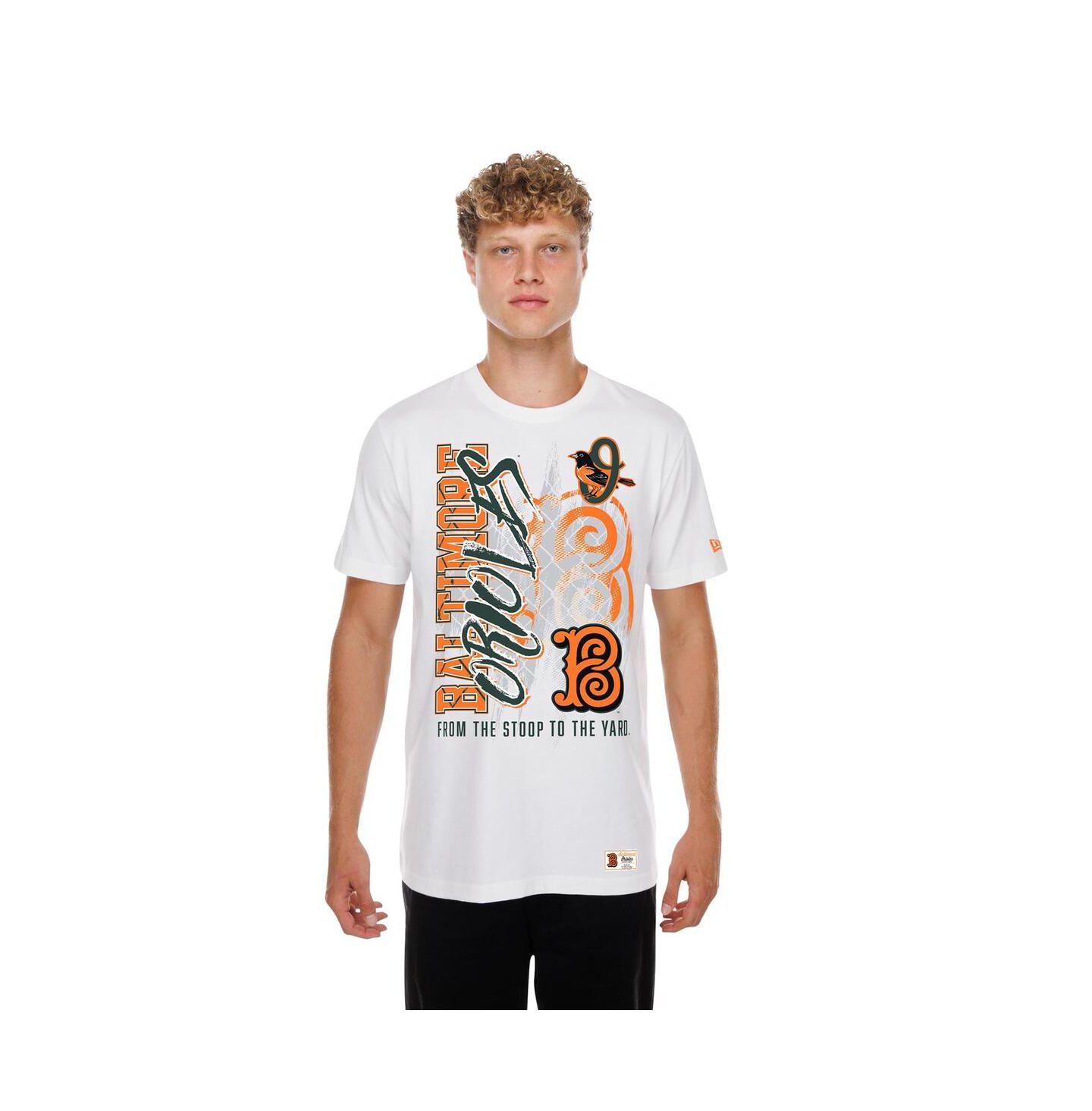 Мужская футболка New Era White Baltimore Orioles 2026 City Connect Photo Real — фото 1