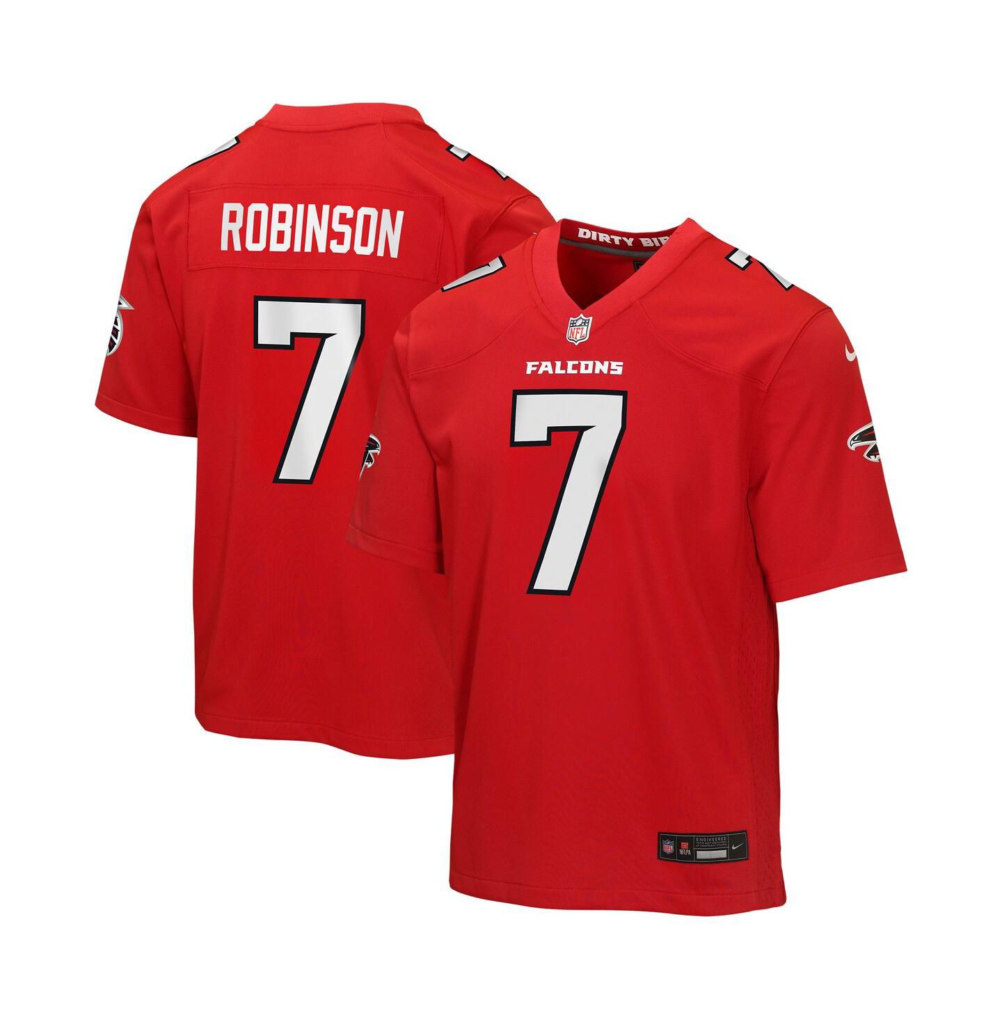 Детская игровая джерси Nike Bijan Robinson Atlanta Falcons, Red — фото 1