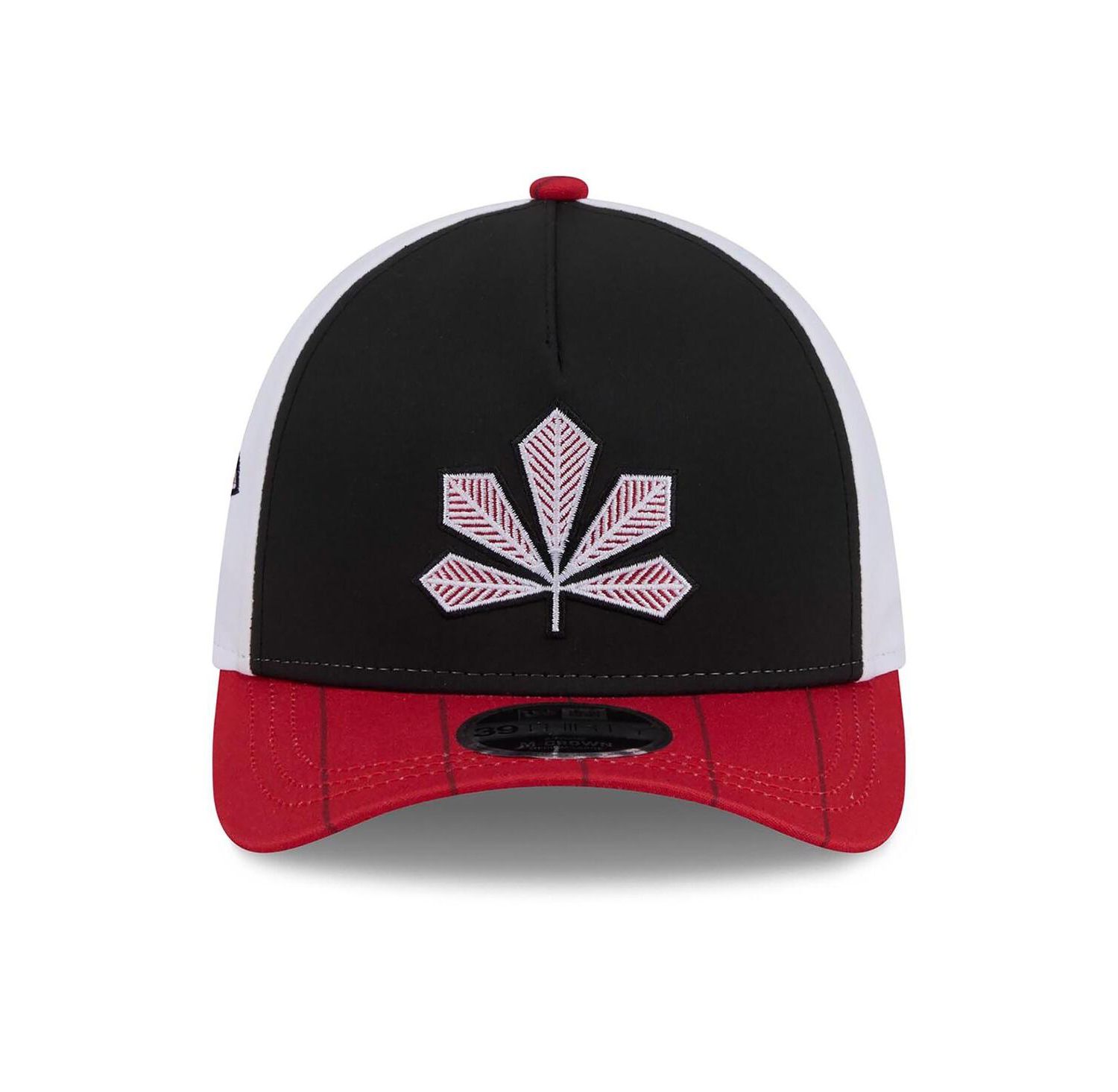 Men's Black/Red Cincinnati Reds 2026 City Connect M-Crown A-Frame 39THIRTY Flex Hat