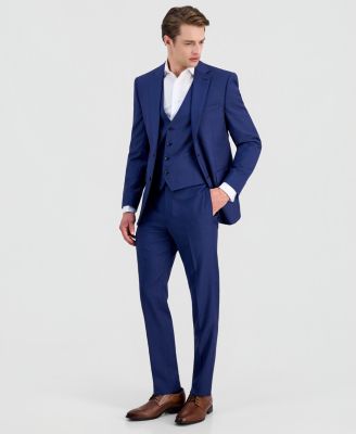 Men's Slim-Fit Wool-Blend Stretch Suit Separates