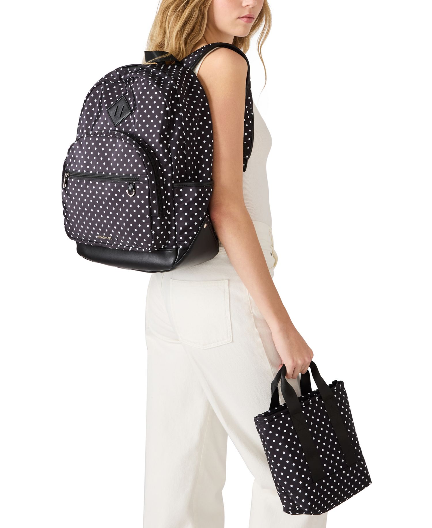 Lynx Nylon Dome Medium Backpack and Lunchbox Set