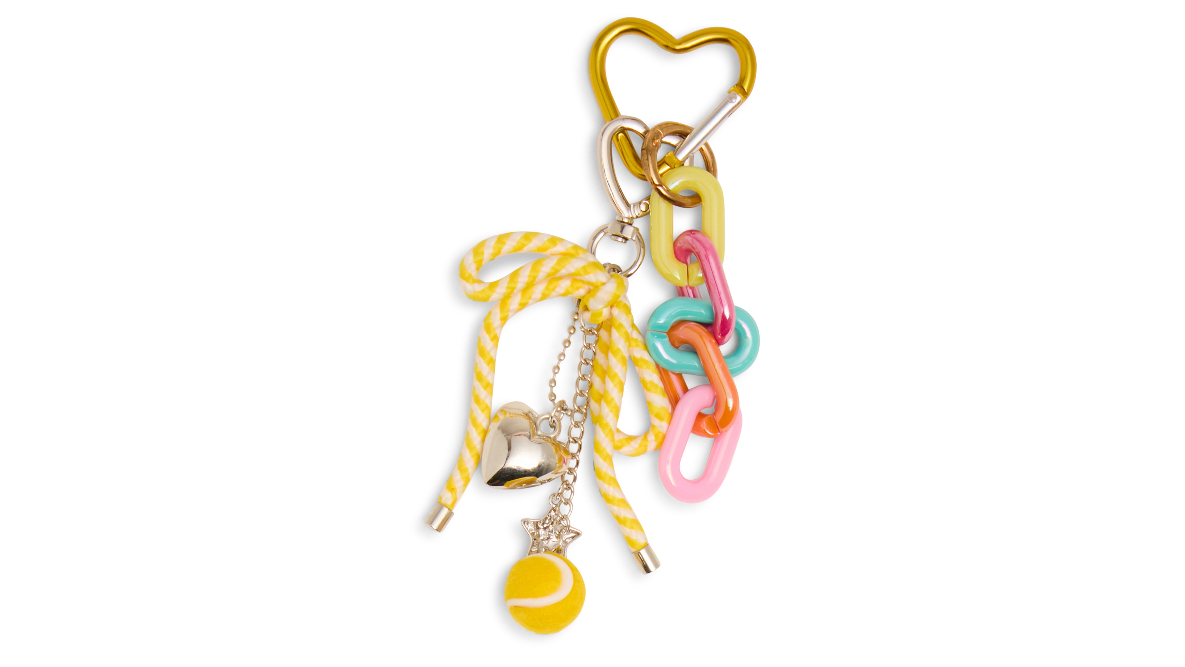 Madden Girl Heart Clasp Bag Charm