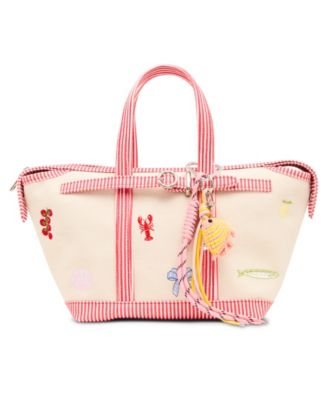 Brette Canvas Mini Tote Handbag