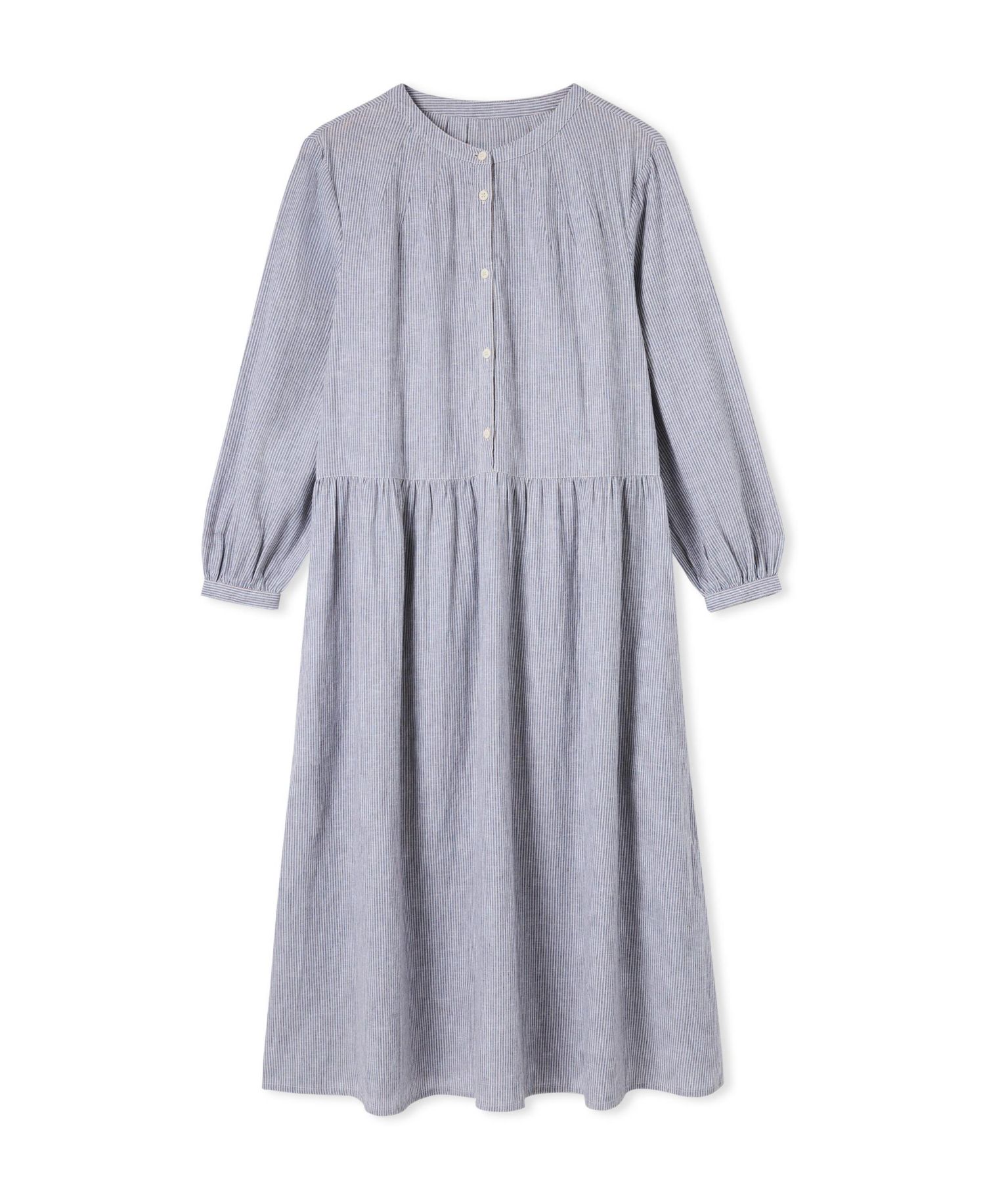 Women's Button Front Midi Shirt Dress