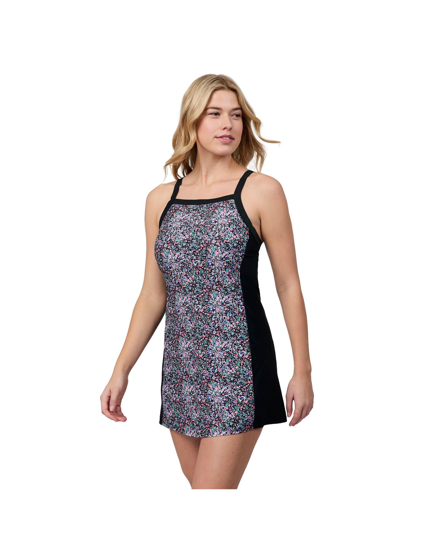 Women's Swim Dress with Built-in Biker Short