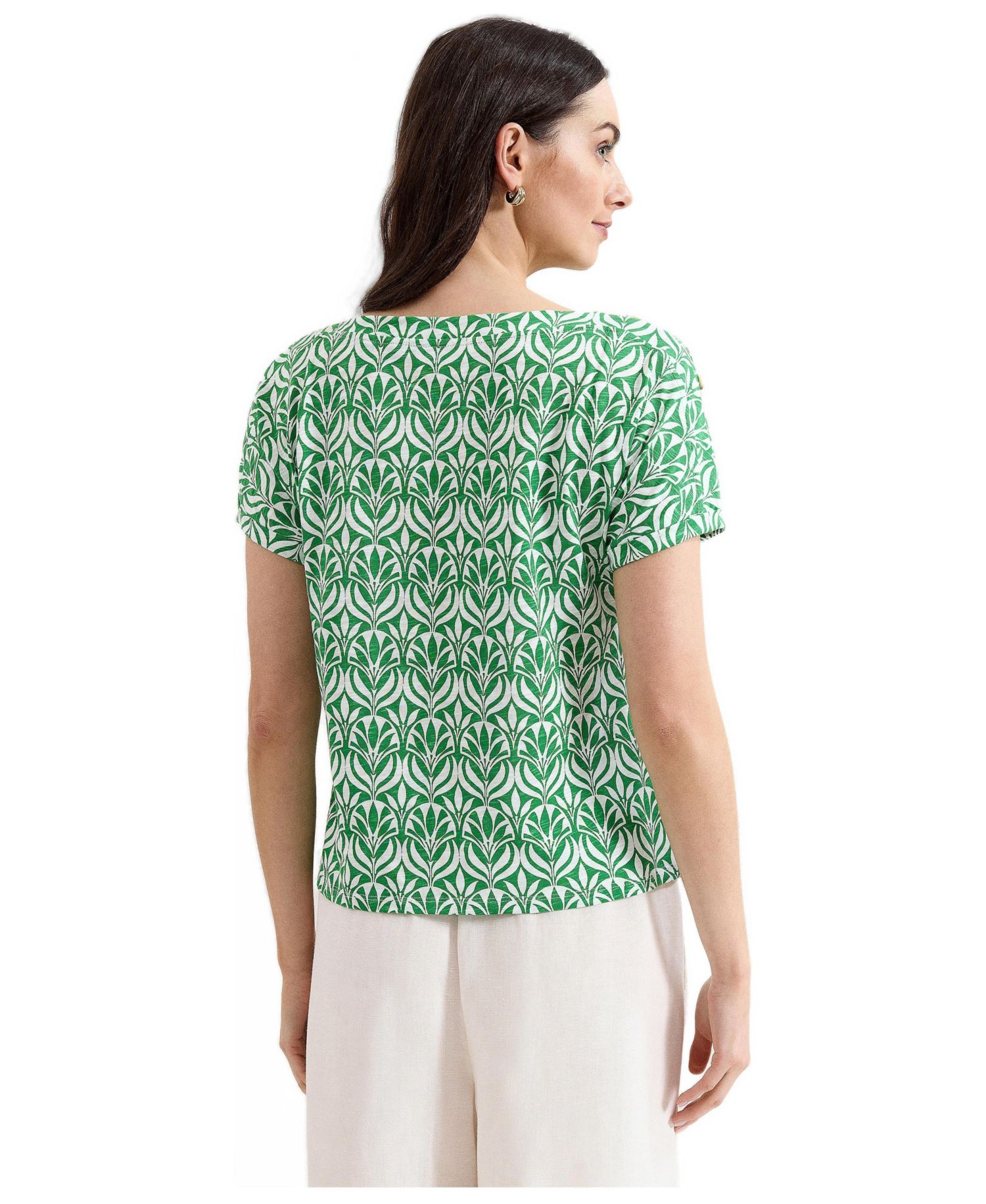 Women's Suzie Short Sleeve Boat Neck Top