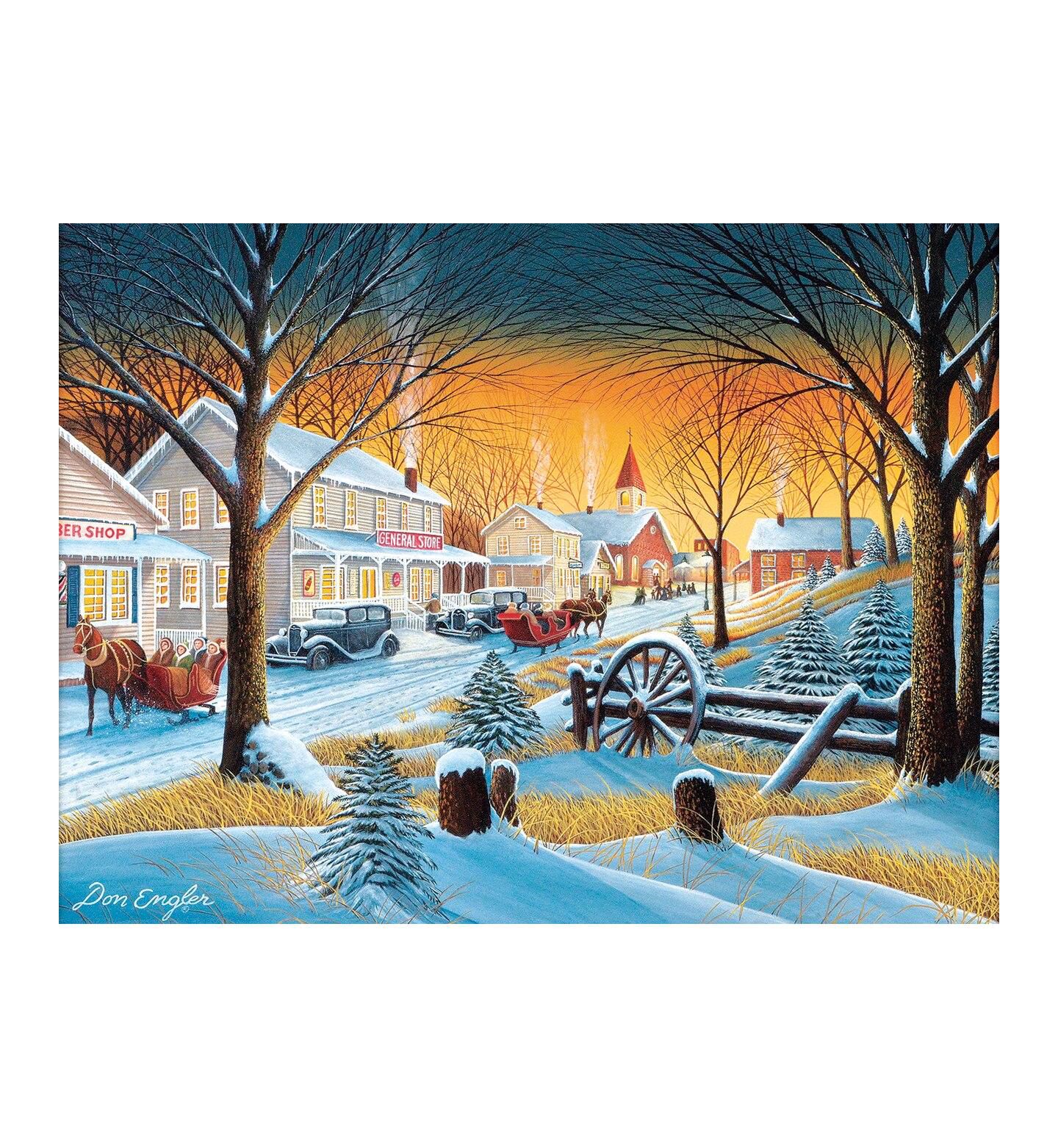 Детский пазл SunsOut Downtown Saturday Night 1000 Piece Jigsaw Puzzle, Ages 15+ — фото 3