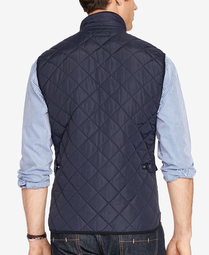 Polo Ralph Lauren Mens Big And Tall Diamond Quilted Vest Macys