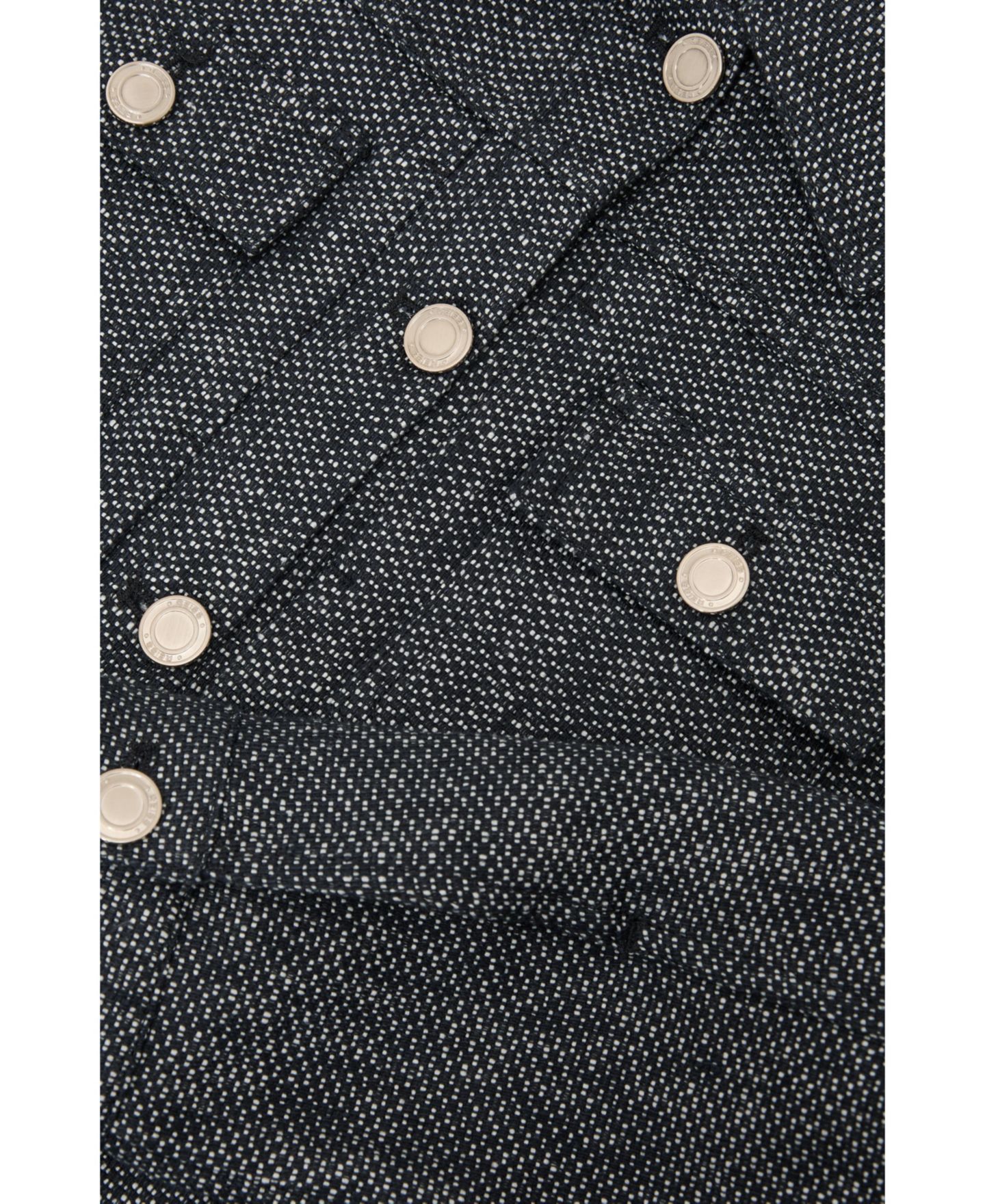 Женская куртка REISS Bree Linen-Cotton Woven Trucker — фото 5