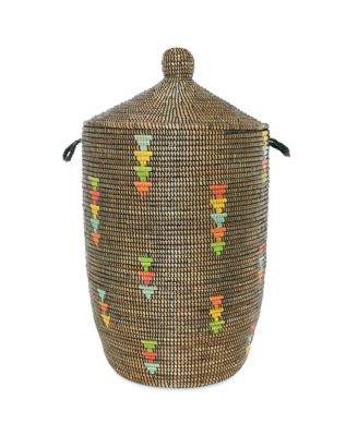 Prism Triangles Slender Laurel Hamper Basket