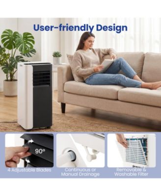 10000 BTU Portable Air Conditioner 3-in-1 with 24H Timer